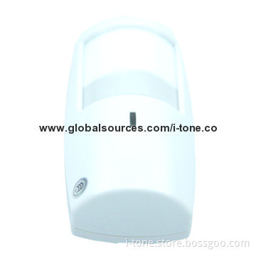 Wireless PIR Sensor, Sized 107 x 52 x 36.5mm, Low-power Consumption